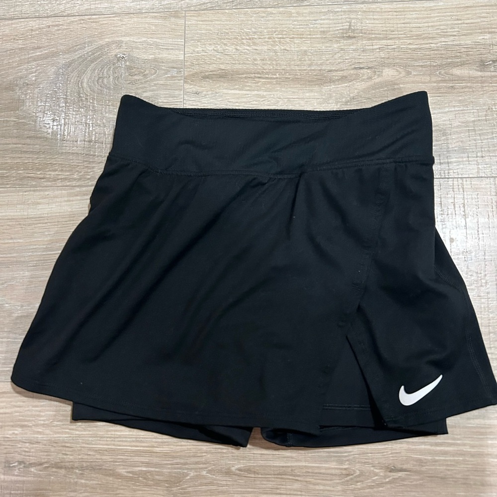 Nike Women's Black Skort with White Logo